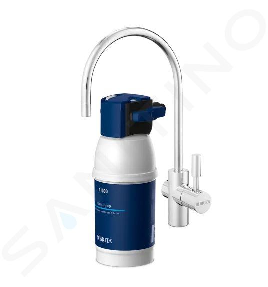 Brita mypure - Spültischventil-Set mit Filtration, Chrom 1025434