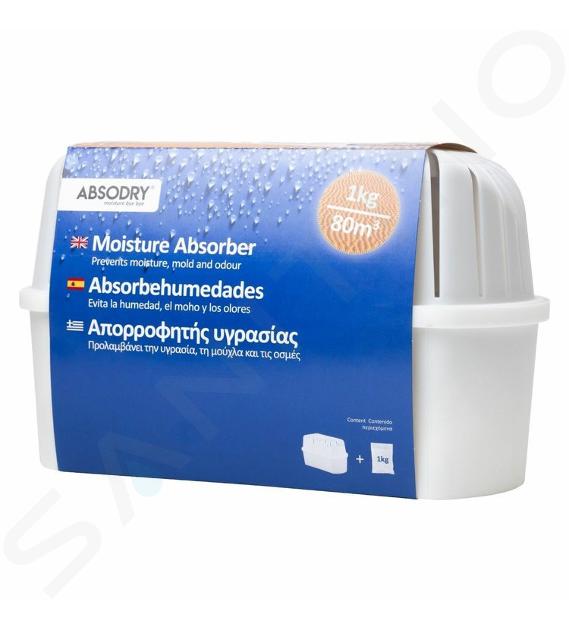 Everbrand Sweden Absodry - Absorbedor de humedad, hasta 80 m3, 1000 g 214-AD-V