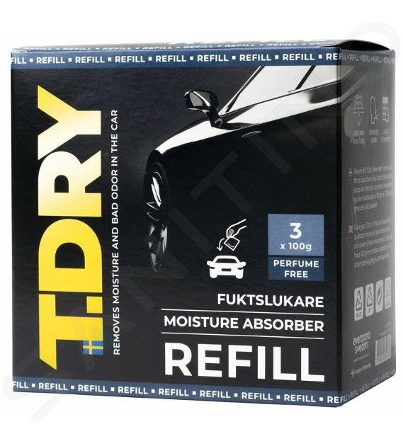 Everbrand Sweden T.Dry - Nachfüllpackung für Feuchtigkeitsabsorber T.Dry, 3x100g 7216-TD