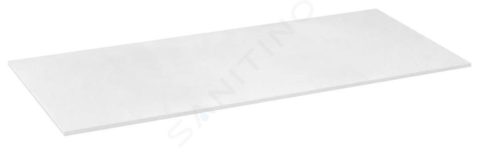 Sapho Skara - Wastafelblad, 101x46 cm, mat wit CG029-0101