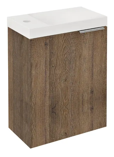 Levně Sapho Latus - Umyvadlová skříňka X 39x50x22 cm, 1x dvířka, dub Sherwood LT110-1515