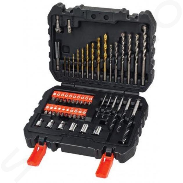 BLACK+DECKER Accessoires - 50-delige borenset en bits A7188-XJ