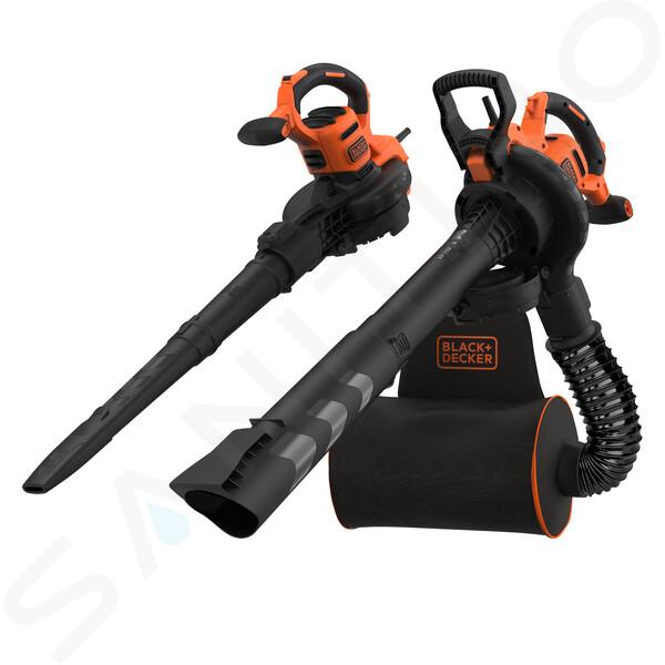 BLACK+DECKER Gartenmaschinen - Elektro-Laubsauger 3-in-1, 3000 W BEBLV300-QS