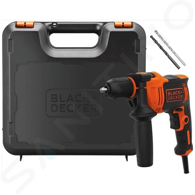 BLACK+DECKER Nářadí - Příklepová vrtačka 550 W BEH550K-QS