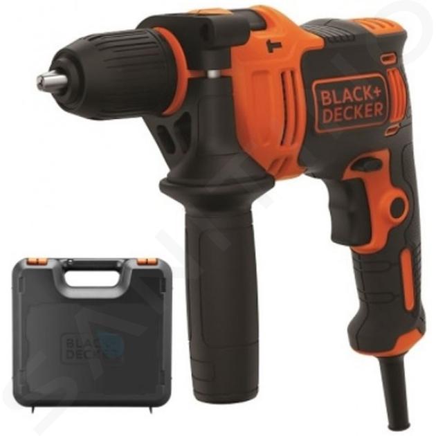 BLACK+DECKER Narzędzia - Wiertarka udarowa 710 W BEH710K-QS