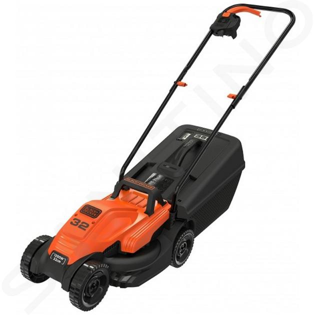 BLACK+DECKER Maquinaria de jardinería - Cortacésped eléctrico 1200 W, 32 cm de alcance BEMW451-QS