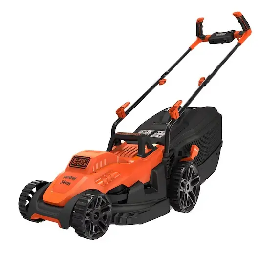 BLACK+DECKER - Tondeuse électrique 1400 W, portée 34 cm BEMW461BH-QS