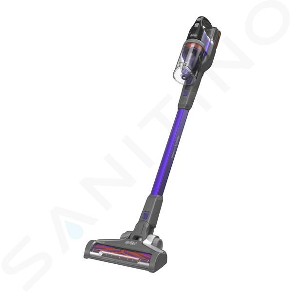BLACK+DECKER - 18V AKU tyčový vysavač, 1x aku 2,0 Ah Li-Ion, nabíječka BHFEV182CP-QW