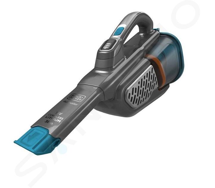 BLACK+DECKER Curățare - Aspirator portabil 18V, stație de încărcare, titan/albastru BHHV520BF-QW