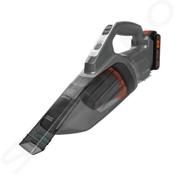 BLACK+DECKER Reinigung - Akku-Handstaubsauger 18V, 1x 1,5 Ah Akku, Ladegerät BCHV001C1-QW