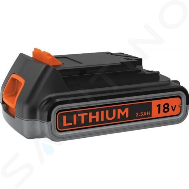 BLACK+DECKER Accesorios - Batería 18V Li-Ion 2,5 Ah BL2518-XJ