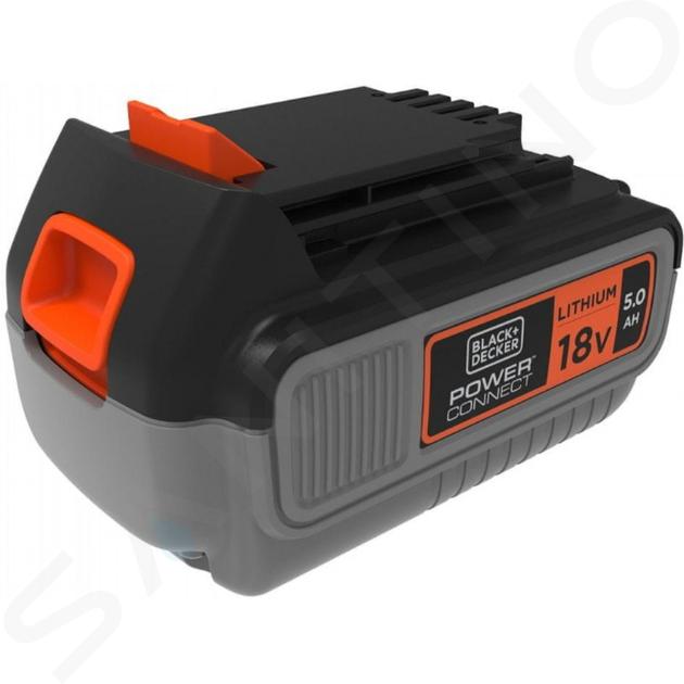 BLACK+DECKER Accesorios - Batería de iones de litio de 18 V 5,0 Ah BL5018-XJ