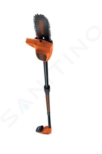 BLACK+DECKER Outils de jardinage - Élagueur sur perche sans fil 18V, 1 batterie 2.0 Ah Li-ion, chargeur GPC1820L20-QW