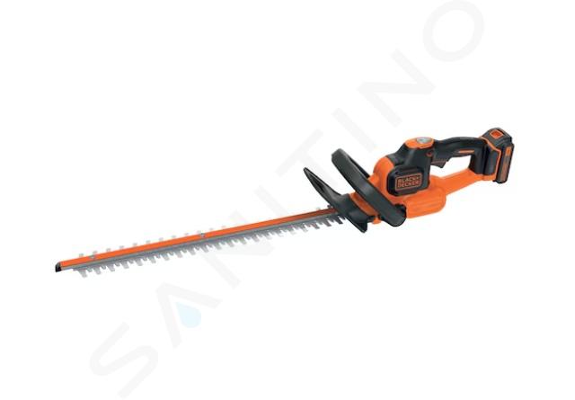 BLACK+DECKER Záhradná technika - 18V AKU plotové nožnice 45 cm, 1x aku 2,0 Ah Li-Ion, nabíjačka GTC18452PC-QW