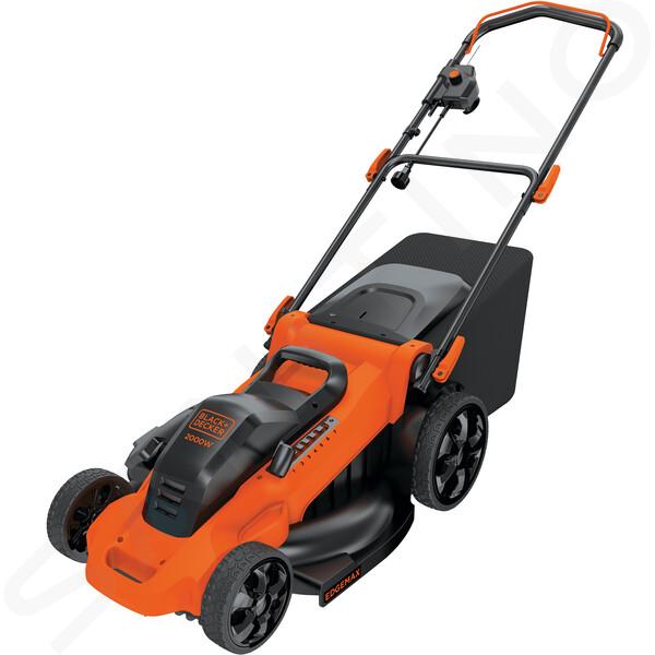 BLACK+DECKER Maquinaria de jardinería - Cortacésped eléctrico 2000 W, 48 cm de alcance LM2000-QS