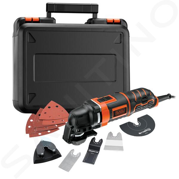 BLACK+DECKER Gereedschap - Oscillerende multimolen 300 W, met accessoires MT300KA-QS