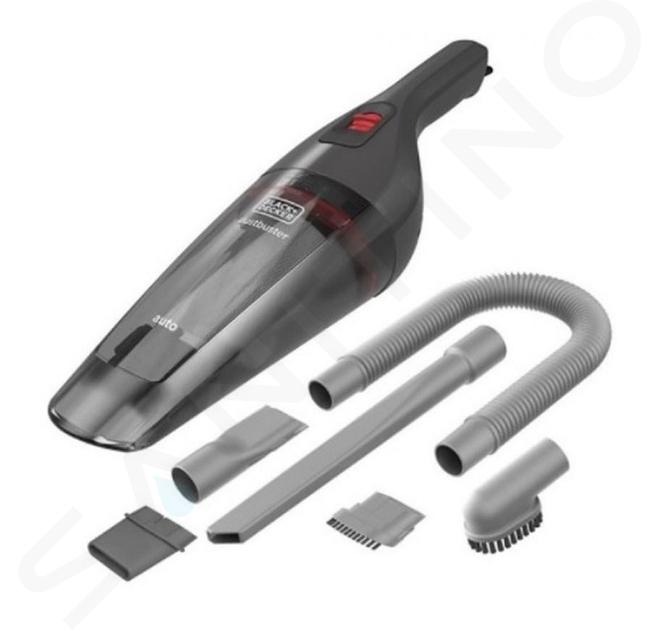 BLACK+DECKER - Autovysávač, s príslušenstvom, čierna/červená NVB12AVA-XJ