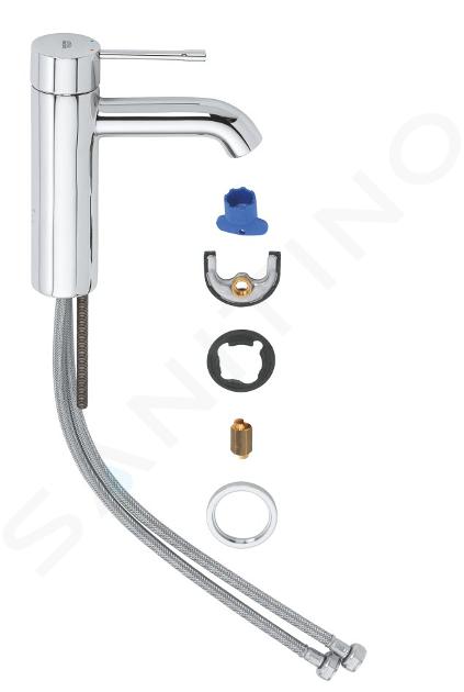 Grifo de lavabo monomando con caño curvo - Essence New S - Grohe