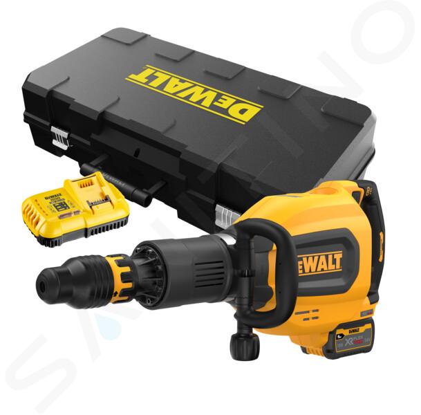 DeWALT Unelte - Ciocan demolator pe acumulator 54V SDS Max, 3x acumulator 9,0 Ah FLEXVOLT, încărcător DCH911X3