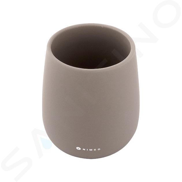 Nimco Tabo - Vaso para cepillos y pasta de dientes, marrón TA 3158-07