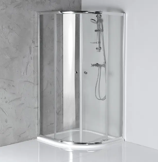 Aqualine Arleta - Cabine de douche 80x80 cm, chrome/verre clair HLS800Y