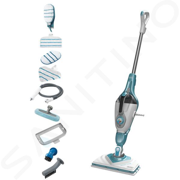 BLACK+DECKER Curățare - Aparat de curățare cu abur STEAM MOP 6 în 1 BHSM166DSM-QS