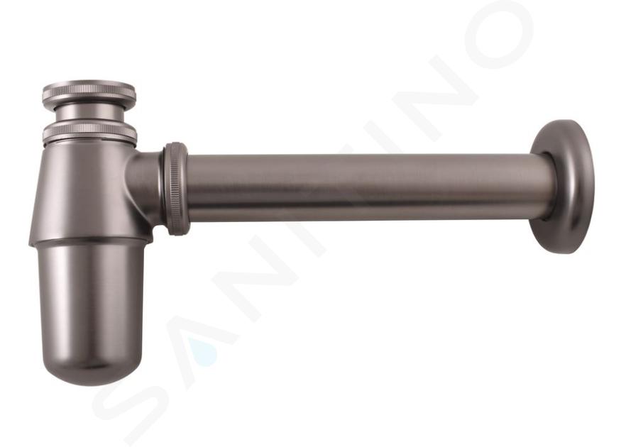 RAV Slezák Mosdókagyló tartozékok - Design szifon, fém szürke MD0545MG