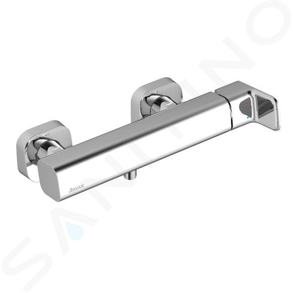 Ravak 10° - Mezclador de pared para ducha TD 032.00/150, cromo X070066