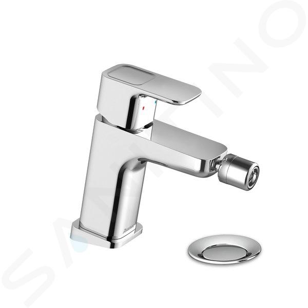 Ravak 10° - Miscelatore a leva per bidet TD 055.00, con bocca di erogazione, cromo X070067