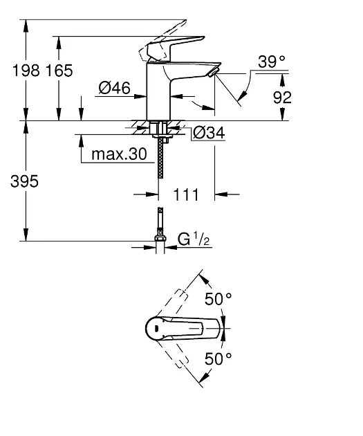 Grohe QuickFix Start - Spültisch Einhebelmischer Mit Ausziehbarer Brause Supersteel 30531dc1