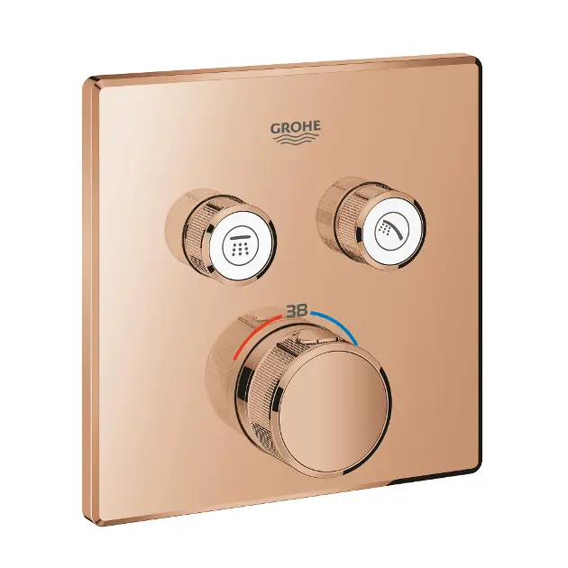 Grohe Grohtherm SmartControl - Termostatická baterie pod omítku, pro 2 spotřebiče, Warm Sunset 29124DA0