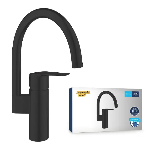 Grohe Start - Keukenkraan, mat zwart 304692430