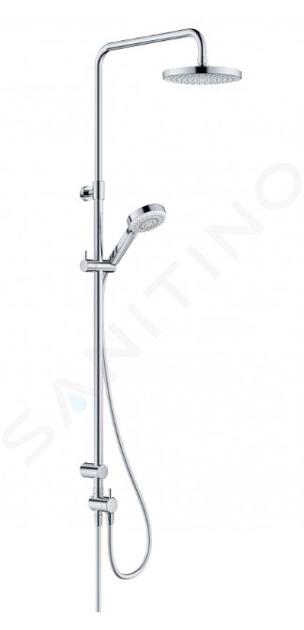 Kludi Dive - Set de douche sans mitigeur, diamètre 20 cm, 3 jets, chrome 6808005-00