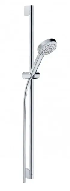 Kludi Dive - Conjunto de alcachofa de ducha, barra y manguera, cromo 6891005-00