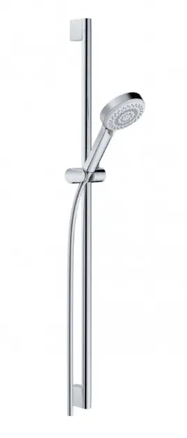 Kludi Dive - Set pommeau de douche, barre et flexible, 3 jets, chrome 6893005-00