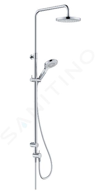 Kludi Dive - Set de douche sans mitigeur, diamètre 20 cm, 3 jets, chrome 6908005-00