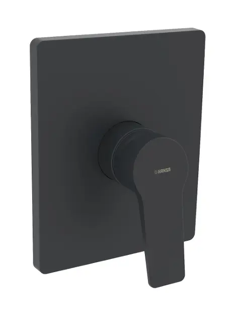 Levně Hansa Twist - Sprchová baterie pod omítku, 1 výstup, matná černá 8985908333ROZ1