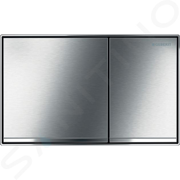 Geberit Sigma60 - Przycisk uruchamiający spłukiwaniem, Brushed Nickel 115.640.GH.1