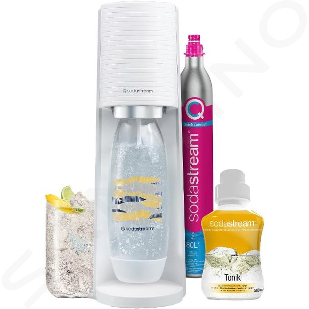 SodaStream Príprava nápojov - Výrobník sódy Terra White s príslušenstvom, príchuť Tonik, biela 42006477