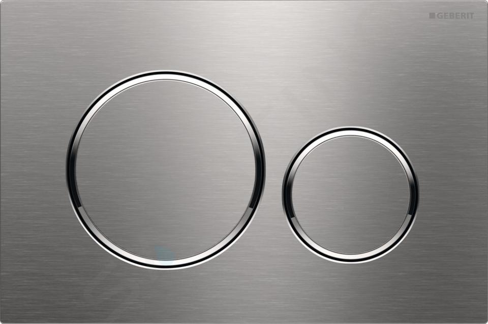 Geberit Sigma20 - Placca di comando, acciaio inox 115.882.SN.1