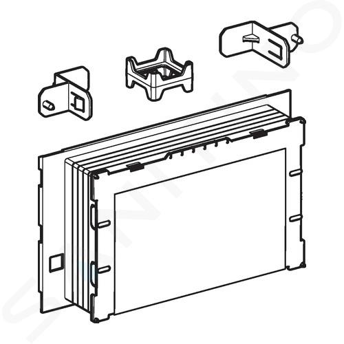 Geberit Sigma60 - Kit de construction pour le montage brut du bouton de commande Sigma60 243.168.00.1