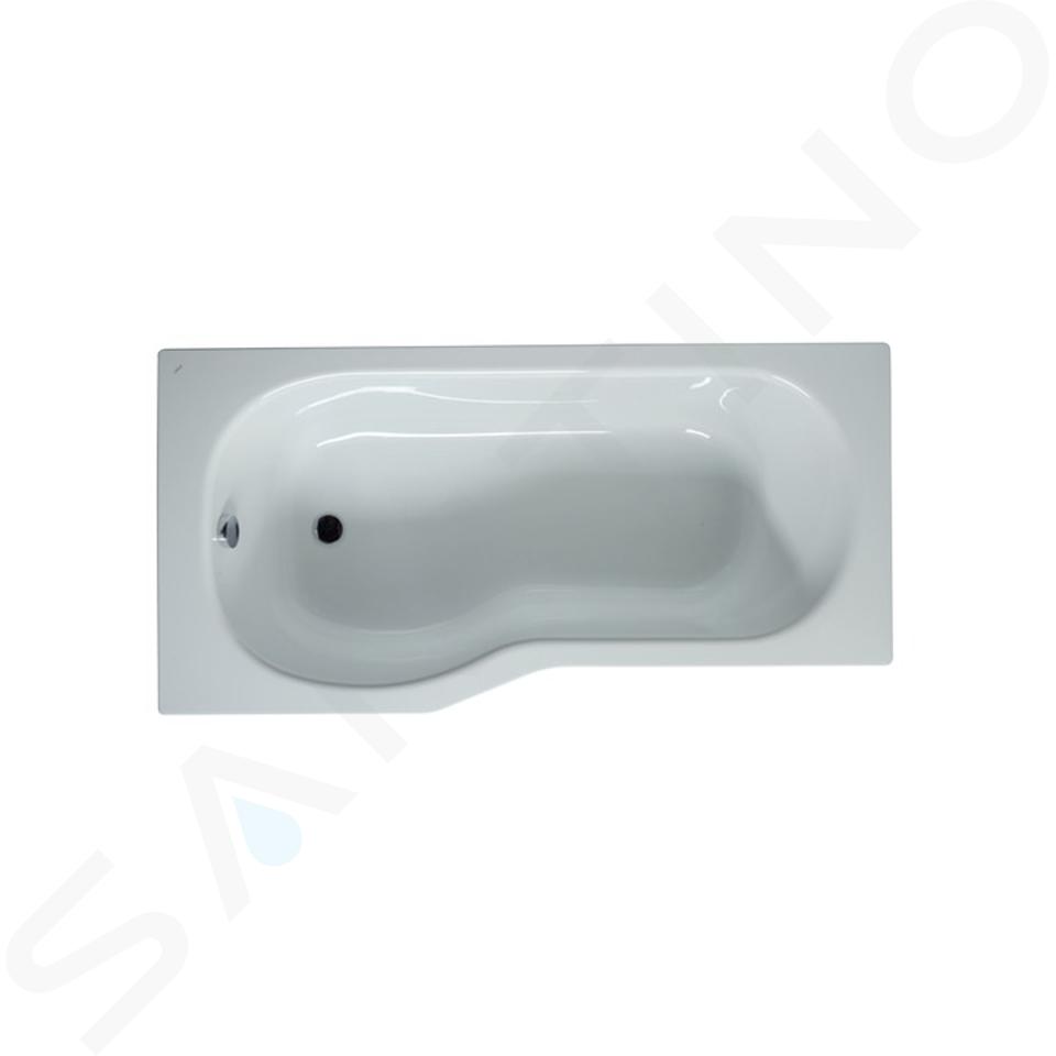 Jika Tigo - Bañera asimétrica, 1600x800x430 mm, izquierda, blanca H2212100000001