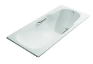 Jika Praga - Vasca da bagno 180x80x41 cm, bianco H2343820000001