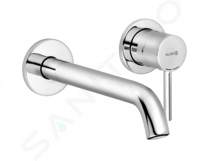 Kludi Bozz - Miscelatore ad incasso a 2 fori per lavabo, cromato 382450576