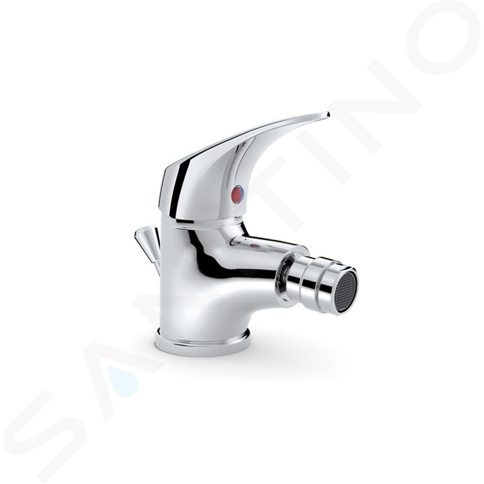 Jika Talas - Miscelatore per bidet, con sistema di scarico, cromo H3411N10041111