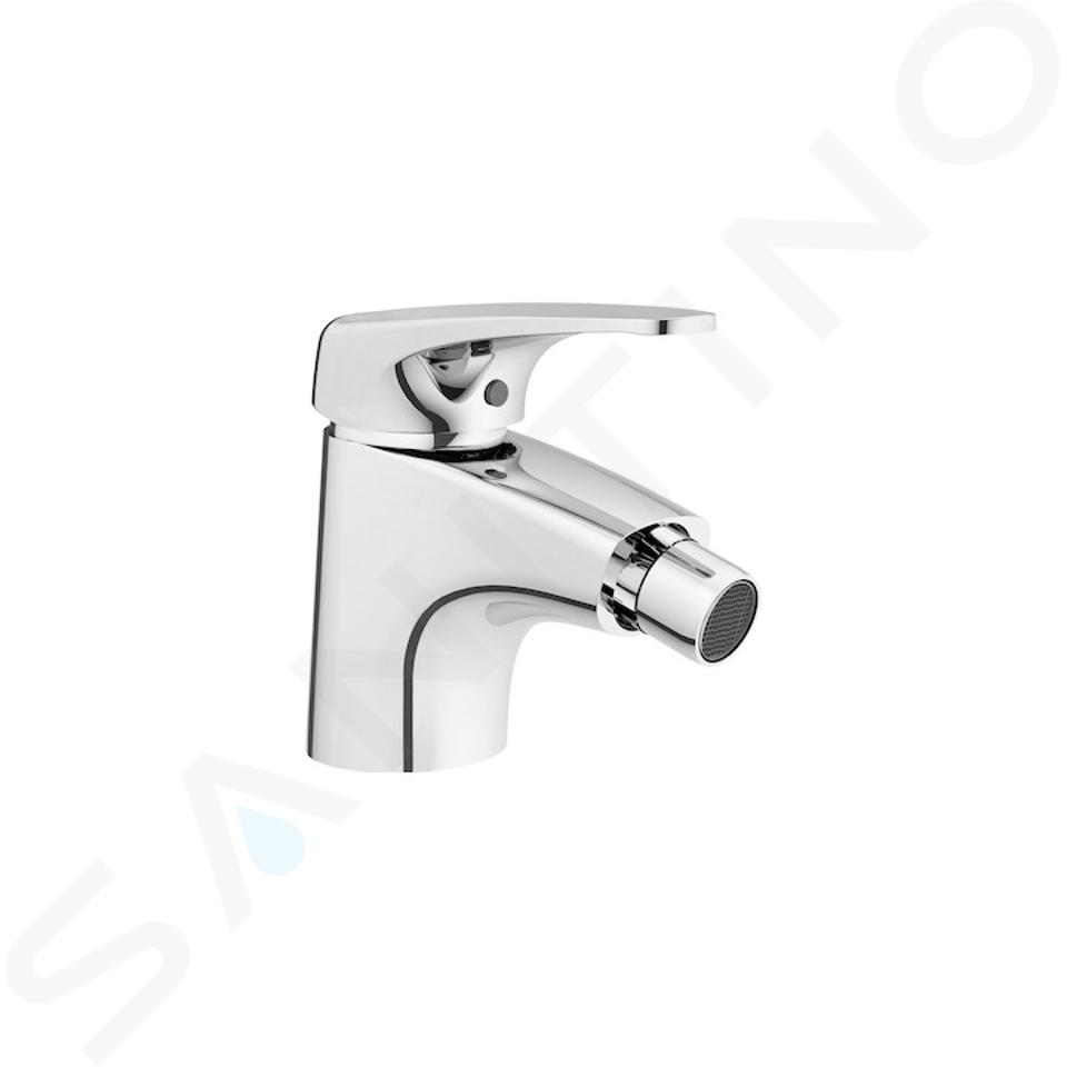 Jika Deep - Miscelatore per bidet, con sistema di scarico, cromo H3411U10041111