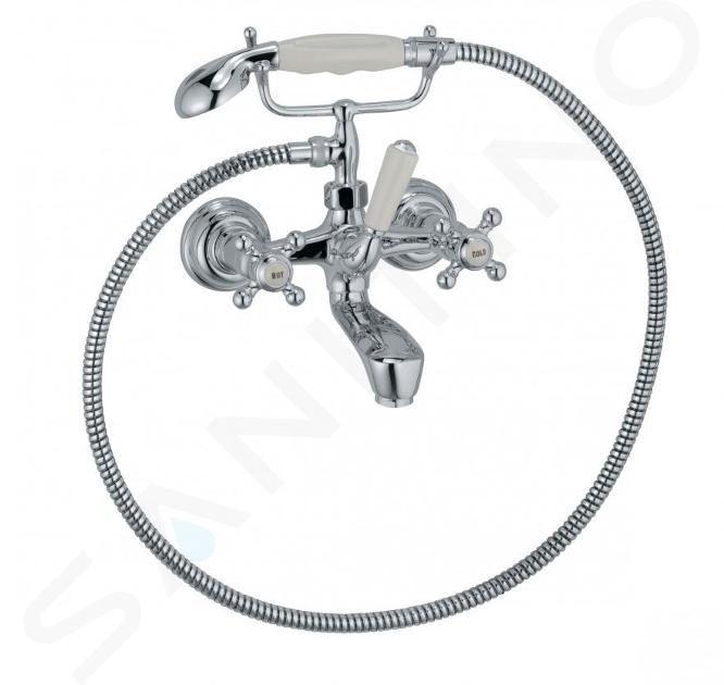 Kludi Adlon - Miscelatore per vasca da bagno con accessori, cromo 514410520