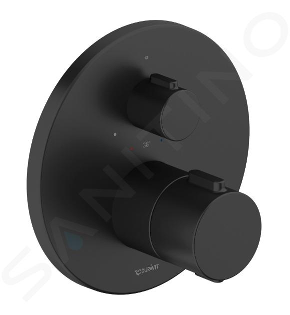 Duravit - Unterputz-Thermostatarmatur, schwarz matt TH4200016046