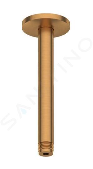 Duravit Accessori - Braccio doccia a soffitto, 21 cm, color bronzo spazzolato UV0670025004