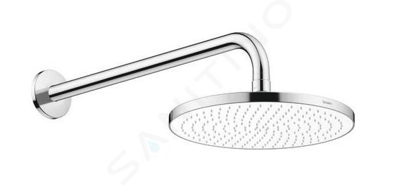 Duravit Docce - Soffione doccia, diametro 23 cm, MinusFlow, cromo/bianco UV0752002005